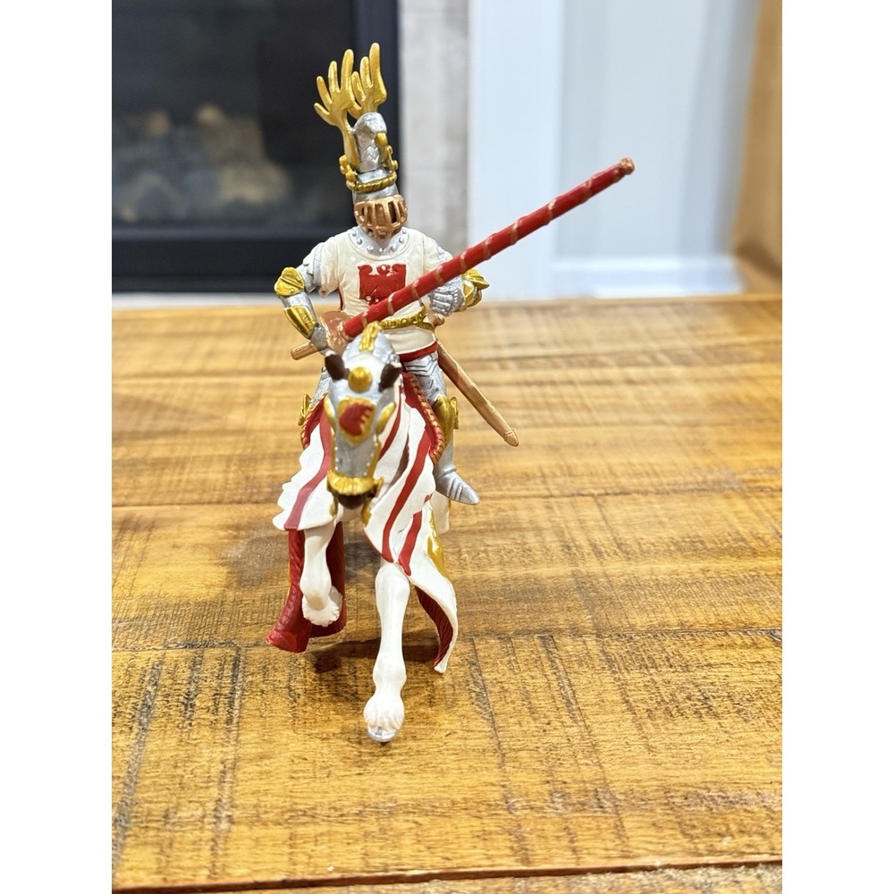 Papo Knight Percival Horse & Knight Figure Preowned